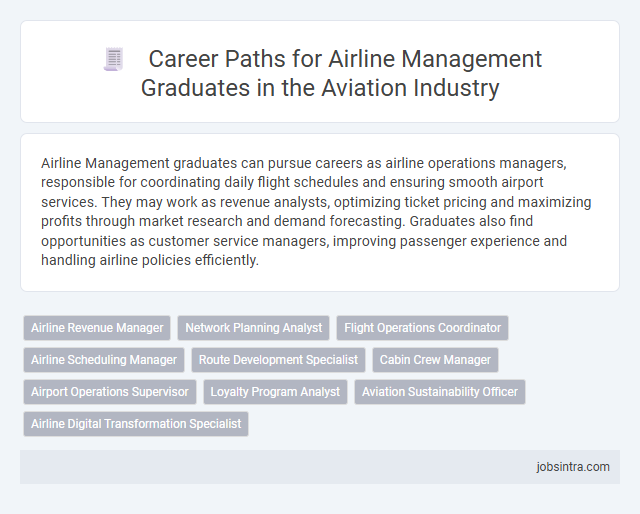 Career Paths for Airline Management Graduates in the Aviation Industry