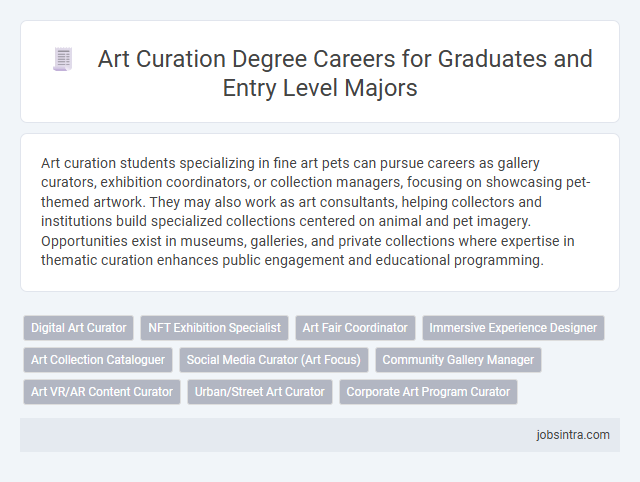 Art Curation Degree Careers for Graduates and Entry Level Majors
