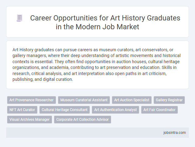 Career Opportunities for Art History Graduates in the Modern Job Market