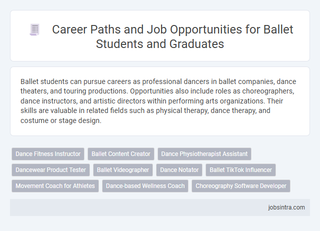 Career Paths and Job Opportunities for Ballet Students and Graduates
