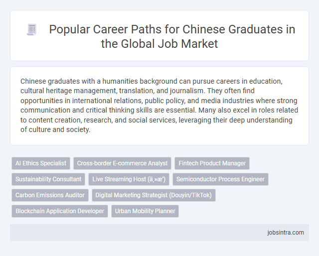 Popular Career Paths for Chinese Graduates in the Global Job Market