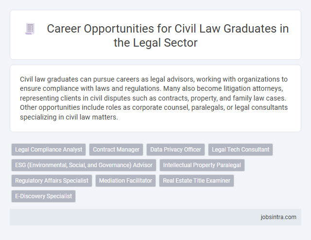 Career Opportunities for Civil Law Graduates in the Legal Sector