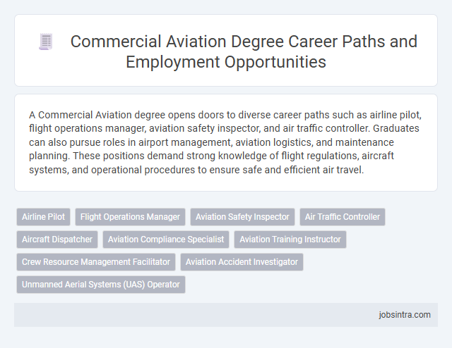 Commercial Aviation Degree Career Paths and Employment Opportunities