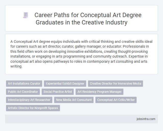 Career Paths for Conceptual Art Degree Graduates in the Creative Industry