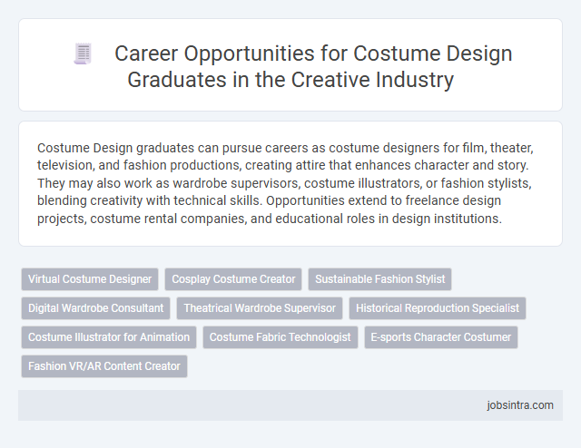 Career Opportunities for Costume Design Graduates in the Creative Industry
