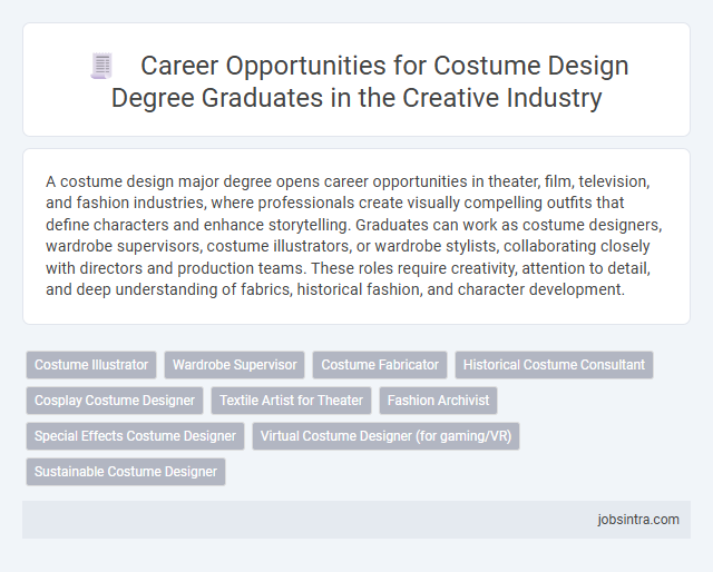Career Opportunities for Costume Design Degree Graduates in the Creative Industry