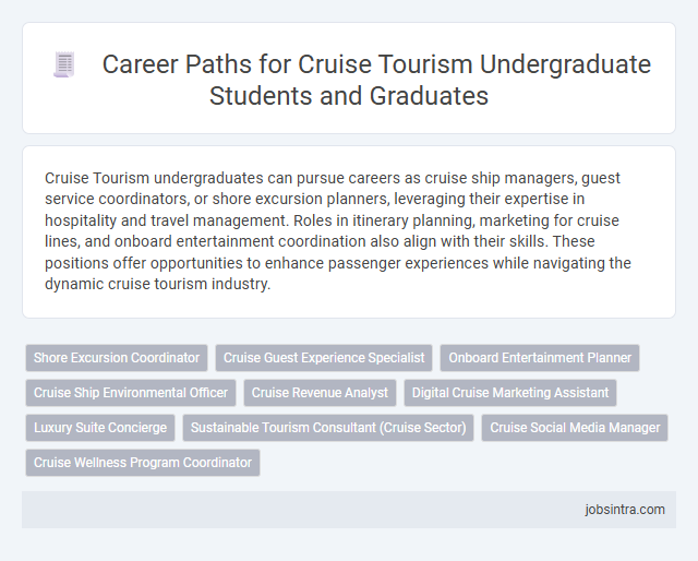 Career Paths for Cruise Tourism Undergraduate Students and Graduates