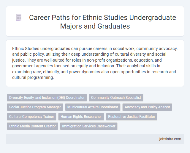 Career Paths for Ethnic Studies Undergraduate Majors and Graduates