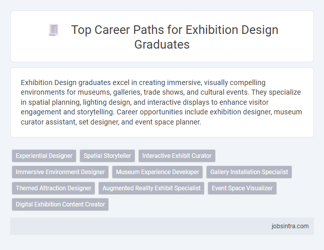 Top Career Paths for Exhibition Design Graduates