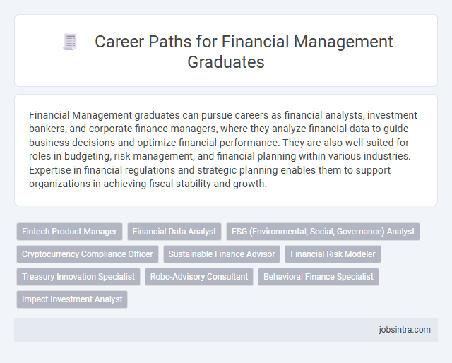Career Paths for Financial Management Graduates