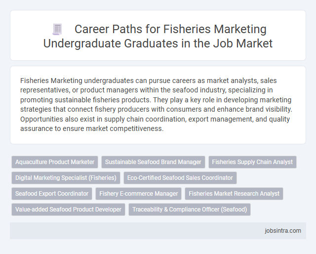 Career Paths for Fisheries Marketing Undergraduate Graduates in the Job Market