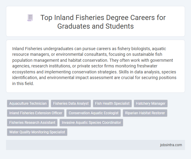 Top Inland Fisheries Degree Careers for Graduates and Students