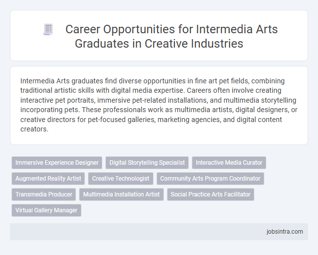 Career Opportunities for Intermedia Arts Graduates in Creative Industries