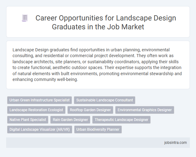 Career Opportunities for Landscape Design Graduates in the Job Market