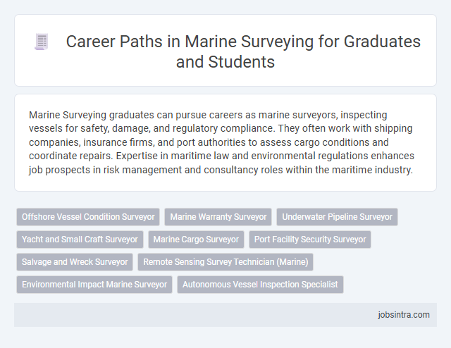 Career Paths in Marine Surveying for Graduates and Students