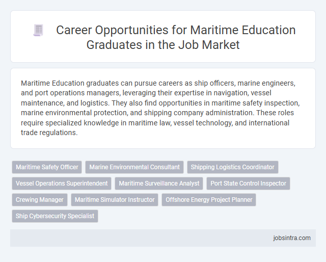 Career Opportunities for Maritime Education Graduates in the Job Market