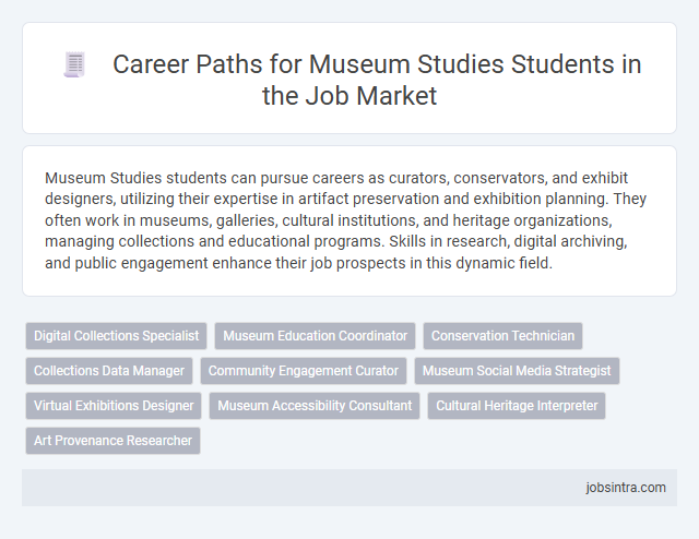 Career Paths for Museum Studies Students in the Job Market