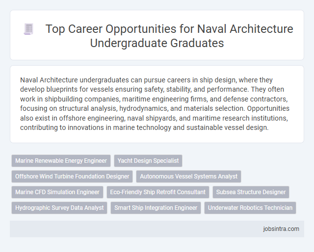 Top Career Opportunities for Naval Architecture Undergraduate Graduates