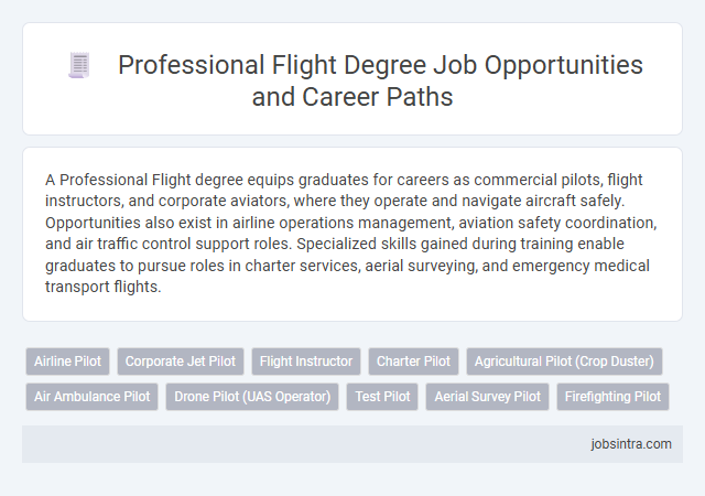 Professional Flight Degree Job Opportunities and Career Paths