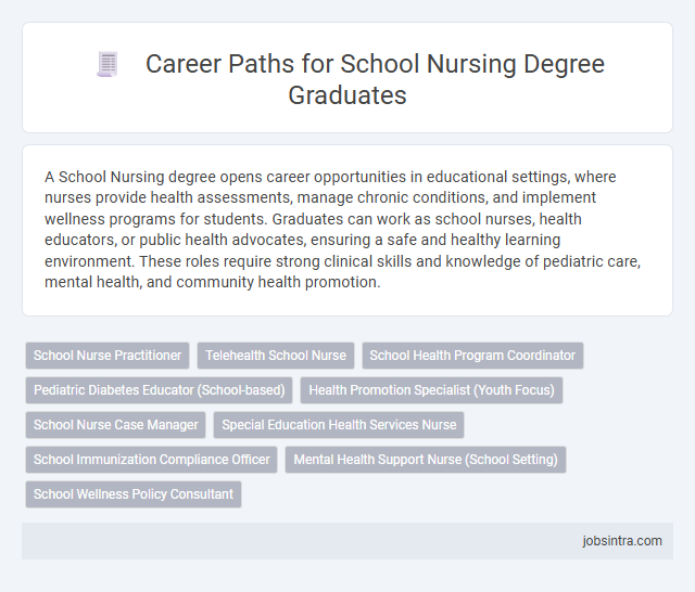 Career Paths for School Nursing Degree Graduates
