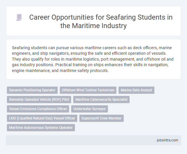 Career Opportunities for Seafaring Students in the Maritime Industry