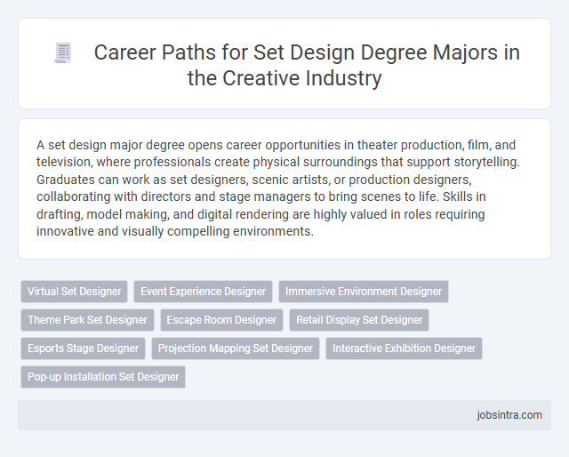 Career Paths for Set Design Degree Majors in the Creative Industry