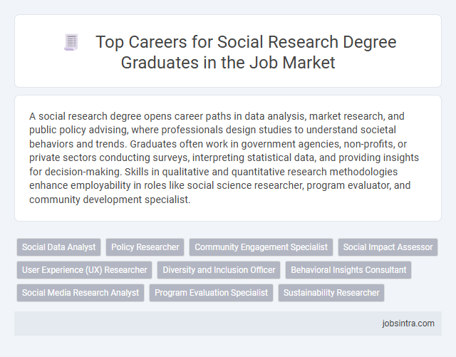 Top Careers for Social Research Degree Graduates in the Job Market