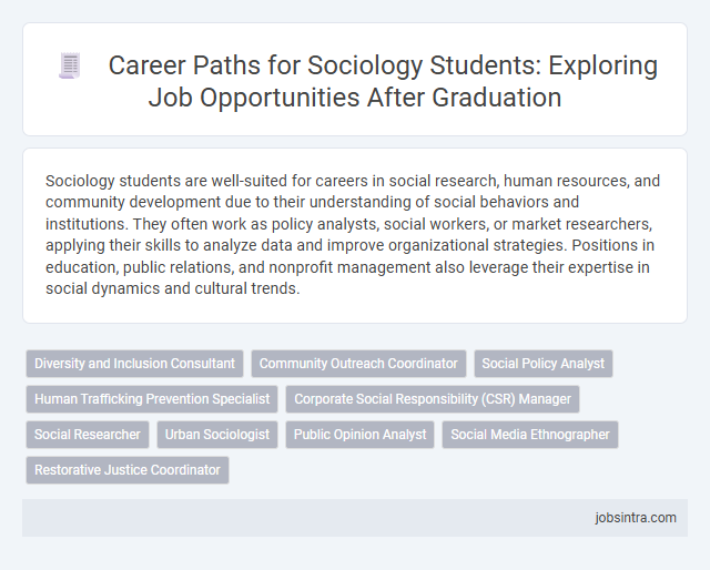 Career Paths for Sociology Students: Exploring Job Opportunities After Graduation