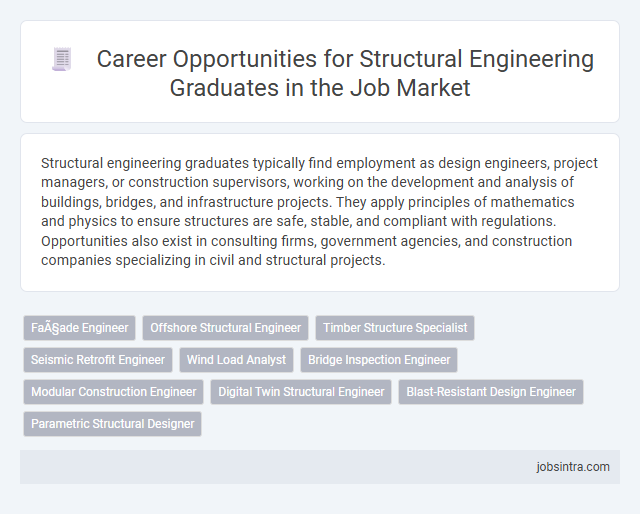 Career Opportunities for Structural Engineering Graduates in the Job Market