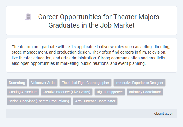 Career Opportunities for Theater Majors Graduates in the Job Market