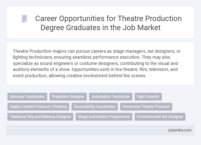 Career Opportunities for Theatre Production Degree Graduates in the Job Market