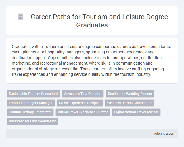 Career Paths for Tourism and Leisure Degree Graduates