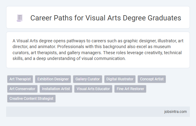 Career Paths for Visual Arts Degree Graduates
