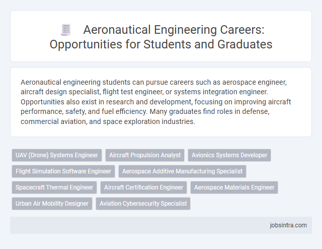 Aeronautical Engineering Careers: Opportunities for Students and Graduates