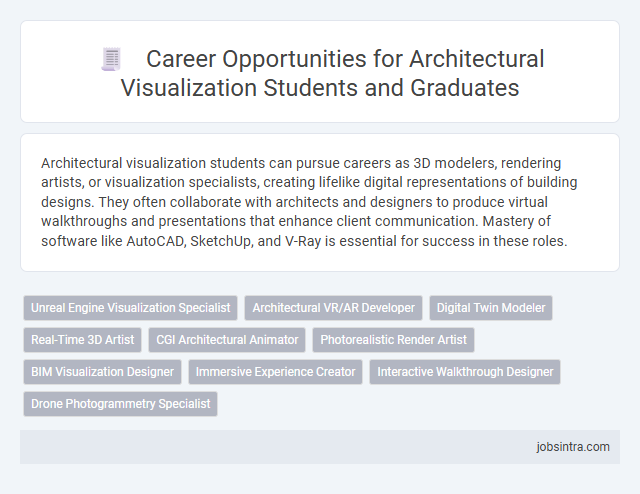 Career Opportunities for Architectural Visualization Students and Graduates
