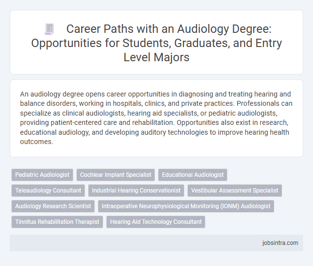 Career Paths with an Audiology Degree: Opportunities for Students, Graduates, and Entry Level Majors