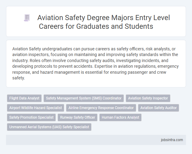 Aviation Safety Degree Majors Entry Level Careers for Graduates and Students