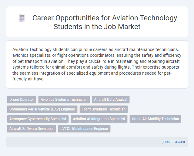 Career Opportunities for Aviation Technology Students in the Job Market