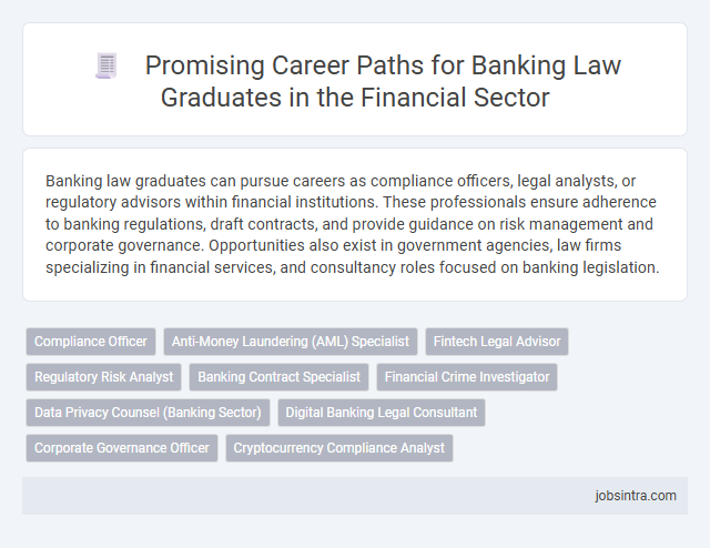Promising Career Paths for Banking Law Graduates in the Financial Sector