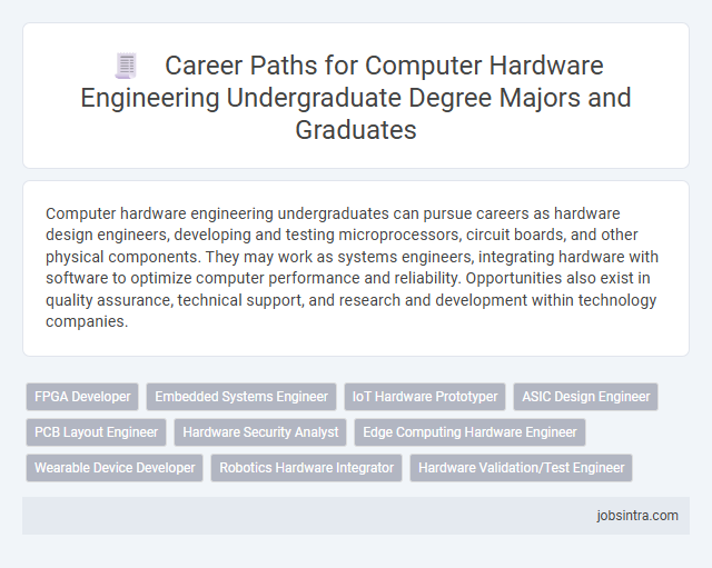 Career Paths for Computer Hardware Engineering Undergraduate Degree Majors and Graduates
