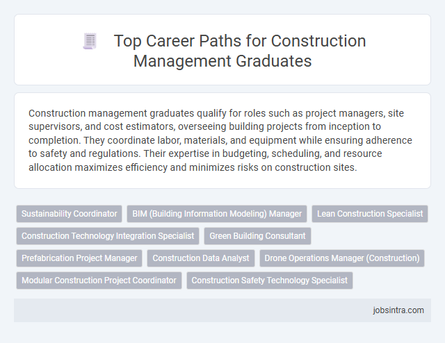 Top Career Paths for Construction Management Graduates
