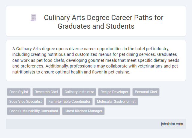 Culinary Arts Degree Career Paths for Graduates and Students