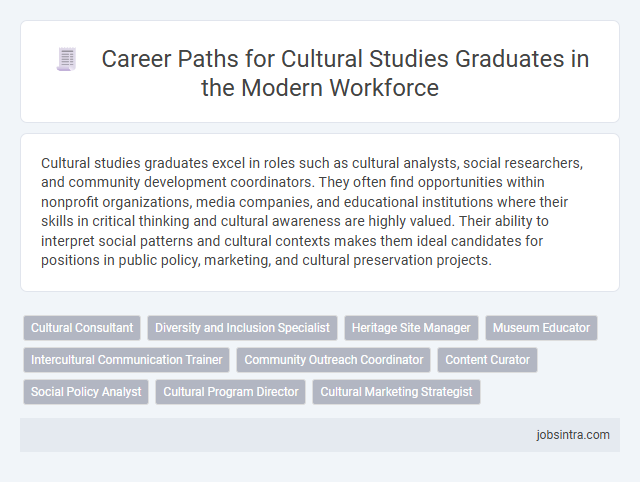 Career Paths for Cultural Studies Graduates in the Modern Workforce