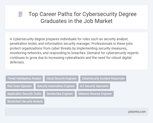 Top Career Paths for Cybersecurity Degree Graduates in the Job Market