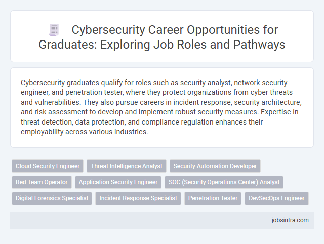 Cybersecurity Career Opportunities for Graduates: Exploring Job Roles and Pathways