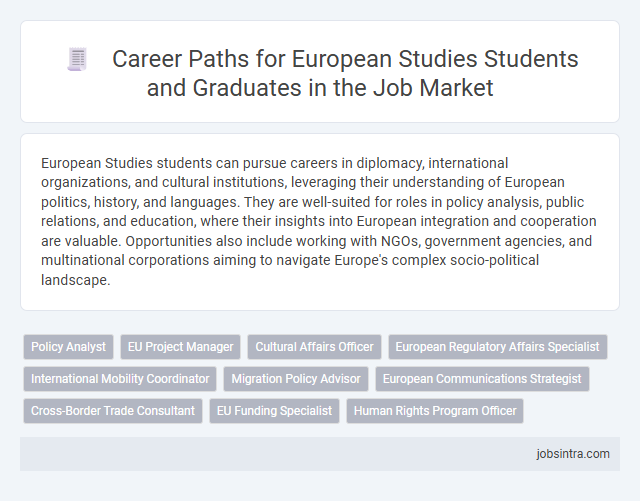 Career Paths for European Studies Students and Graduates in the Job Market