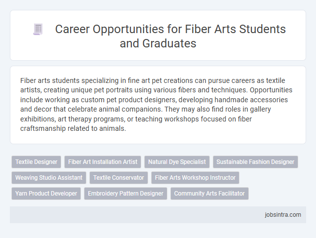 Career Opportunities for Fiber Arts Students and Graduates