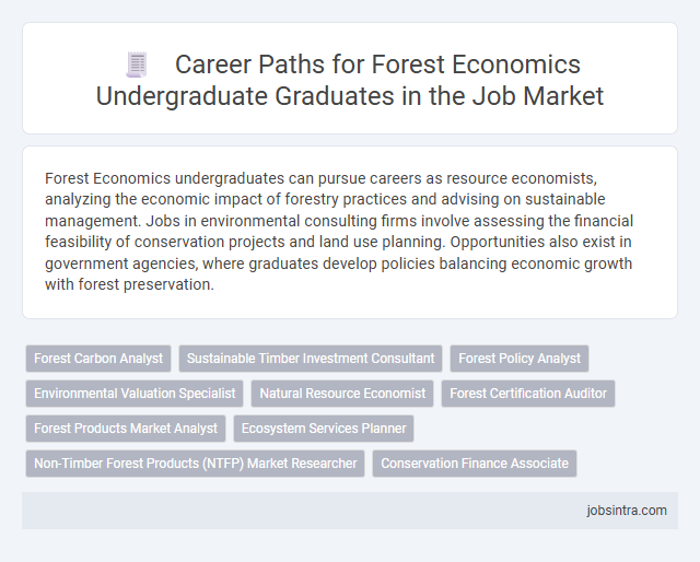 Career Paths for Forest Economics Undergraduate Graduates in the Job Market