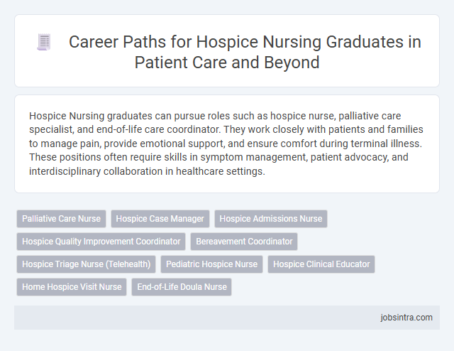 Career Paths for Hospice Nursing Graduates in Patient Care and Beyond