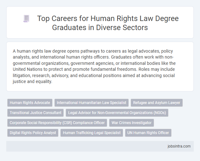 Top Careers for Human Rights Law Degree Graduates in Diverse Sectors